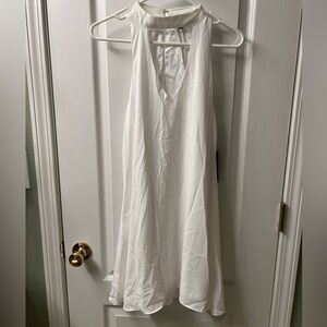 Lulu's Elegant White Dress